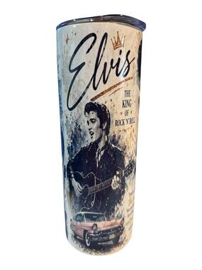 BUY NOW Elvis The King of Rock 'N' Roll Stainless Steel Tumbler